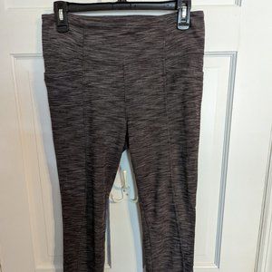 Athleta Mid Rise Heather Gray 4-Pocket Leggings Activewear Yoga Pant Ladies sz M